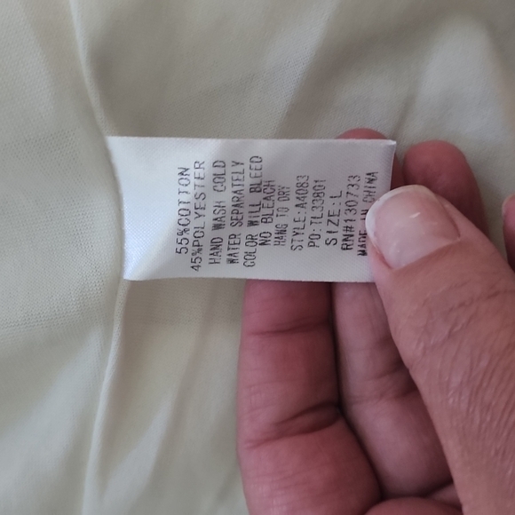 Umgee Babydoll Dress/Tunic  Sz Large - Picture 6 of 6